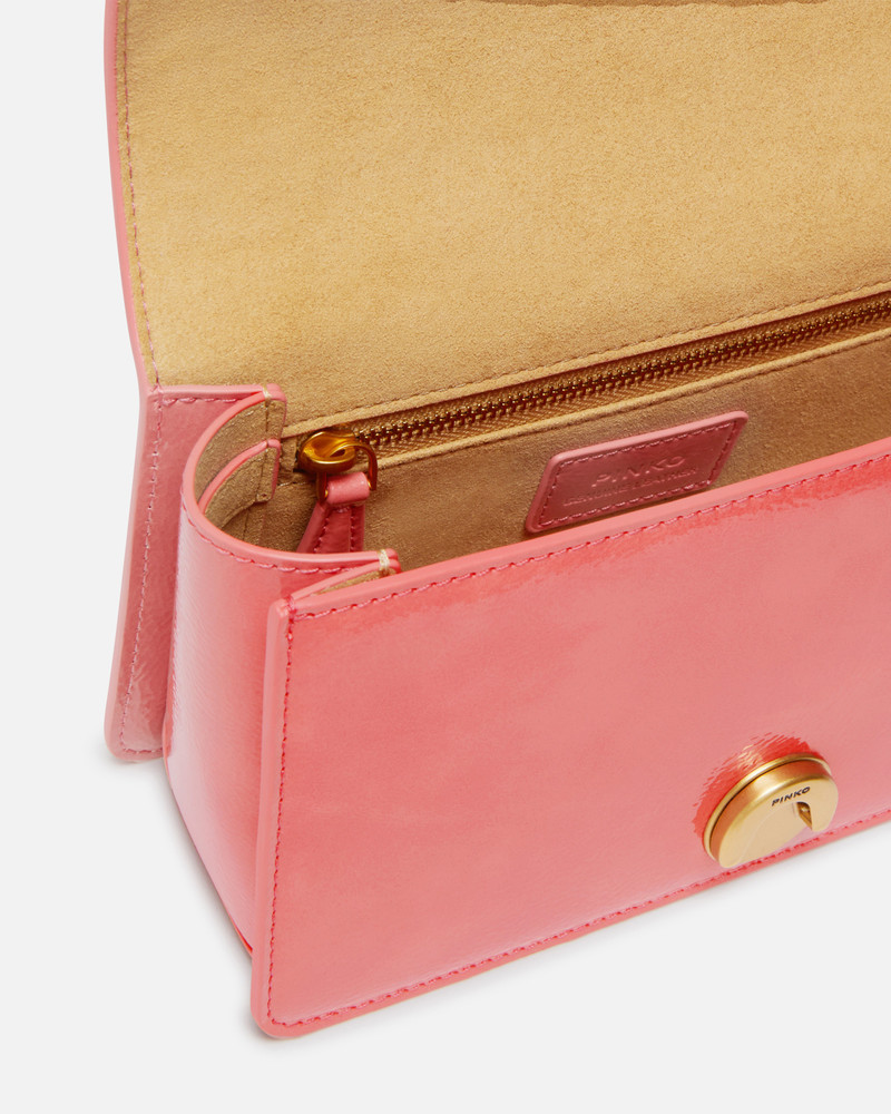 LOVE BAG SMALL LEATHER-EFFECT CROSSBODY BAG 4