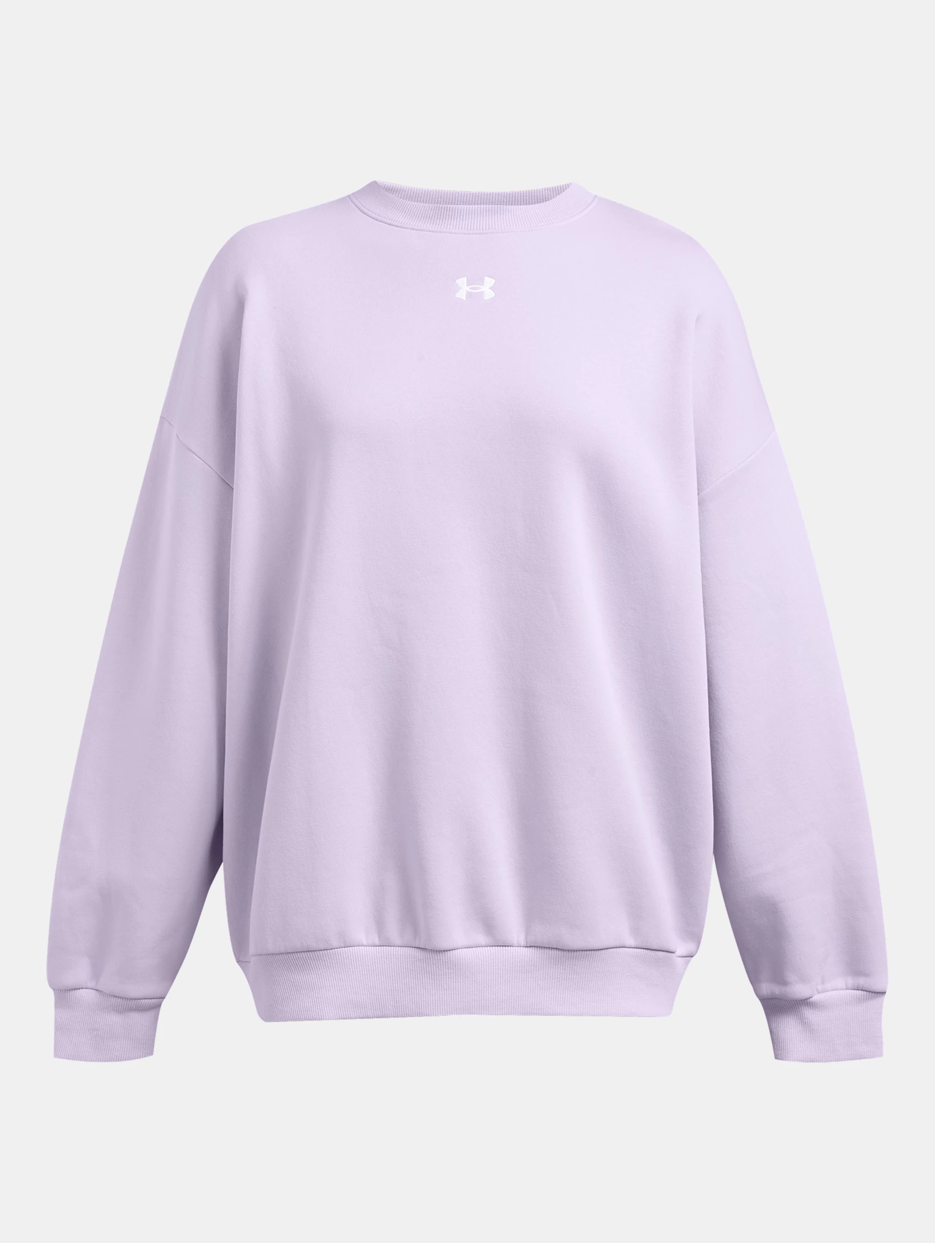 Women's UA Rival Fleece Oversized Crew - 1