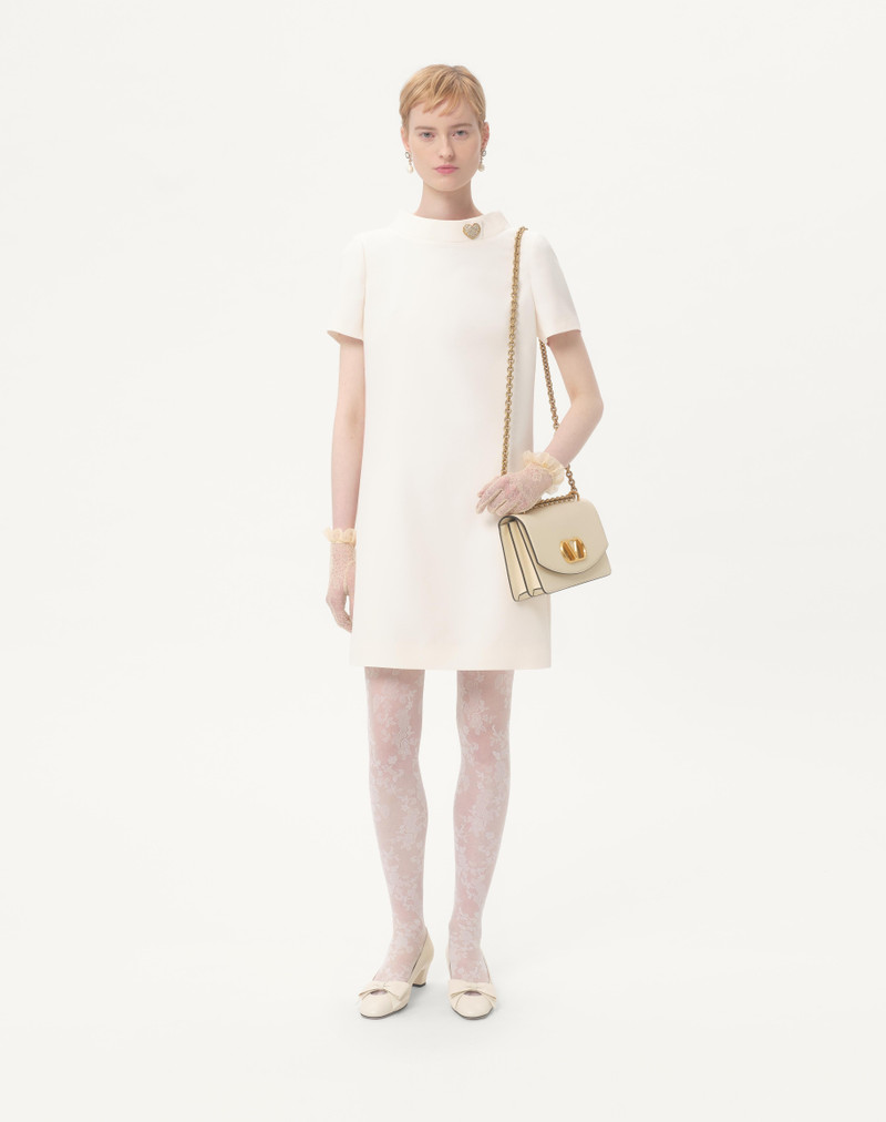Valentino CREPE COUTURE SHORT DRESS outlook