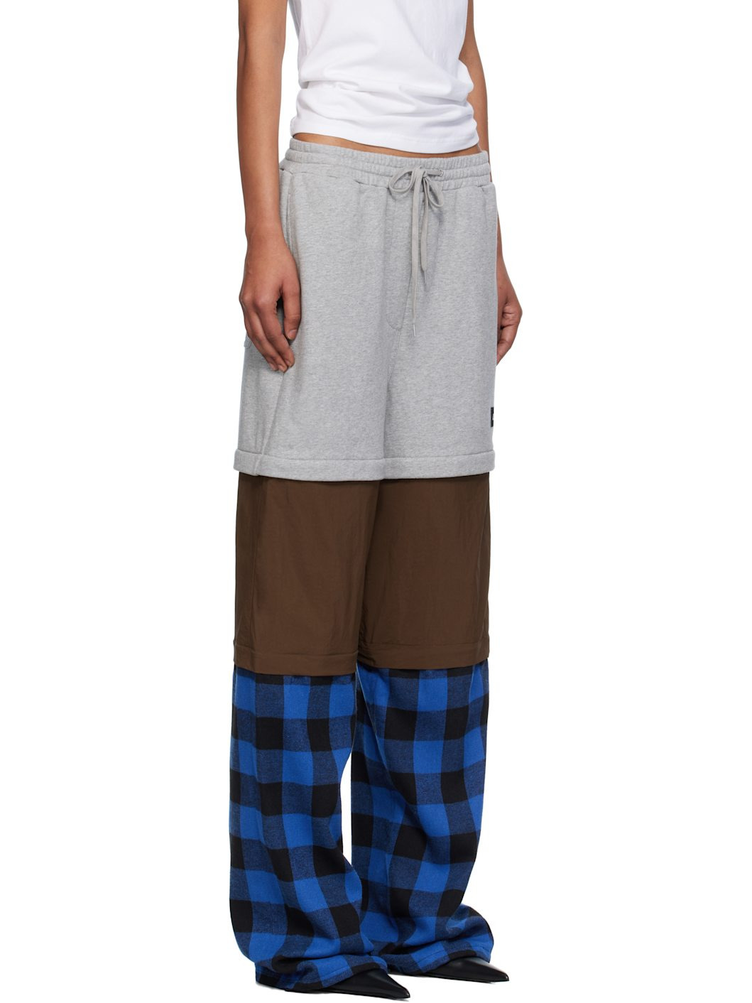 Multicolor Three Way Detachable Lounge Pants - 2