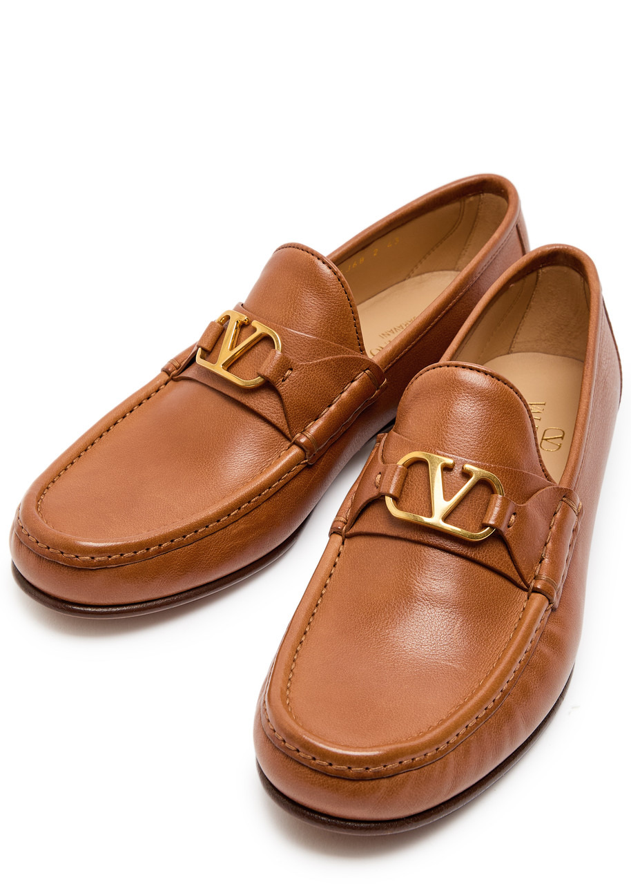 Valentino Garavani Vlogo Leather Loafers - 3
