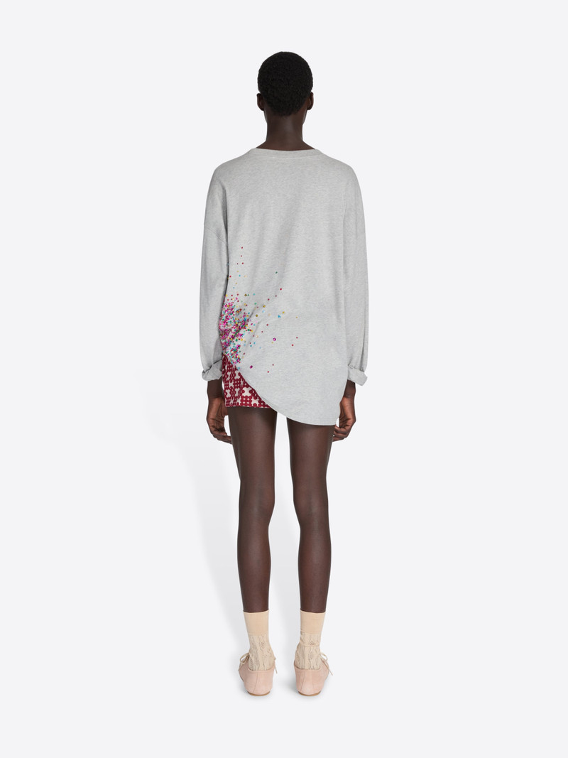 EMBELLISHED LONG SLEEVE TEE 4