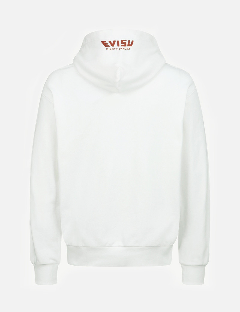 TAIKO DARUMA PRINT HOODED SWEATSHIRT 2