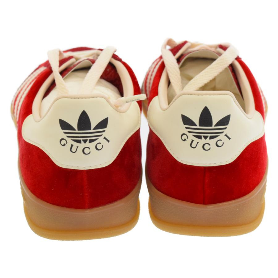 (WMNS) adidas Gazelle x Gucci Shoes 'Red Velvet' 707864-9STU0-6360 - 4