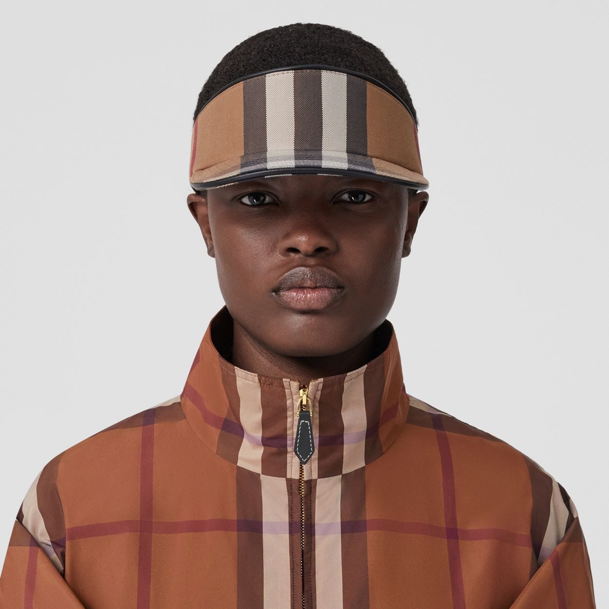 Check Cotton Visor - 2