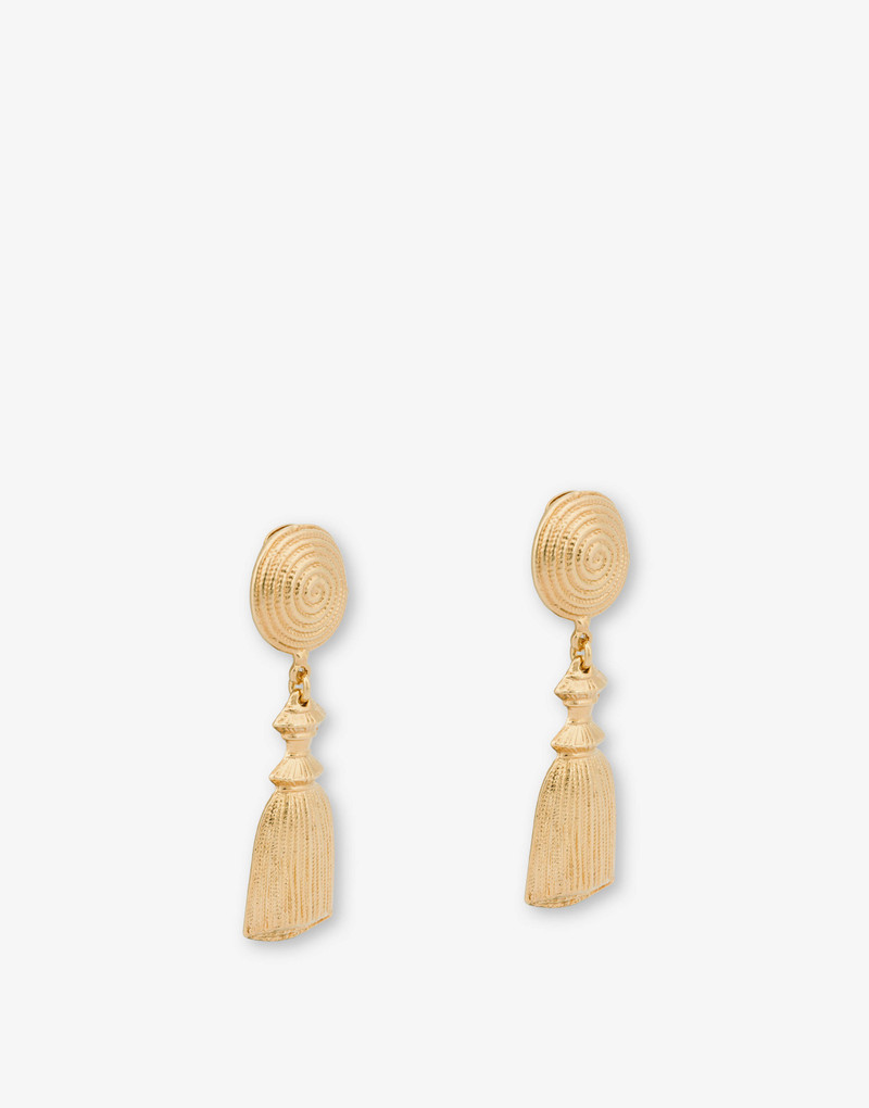 Moschino METAL TASSEL DROP EARRINGS outlook
