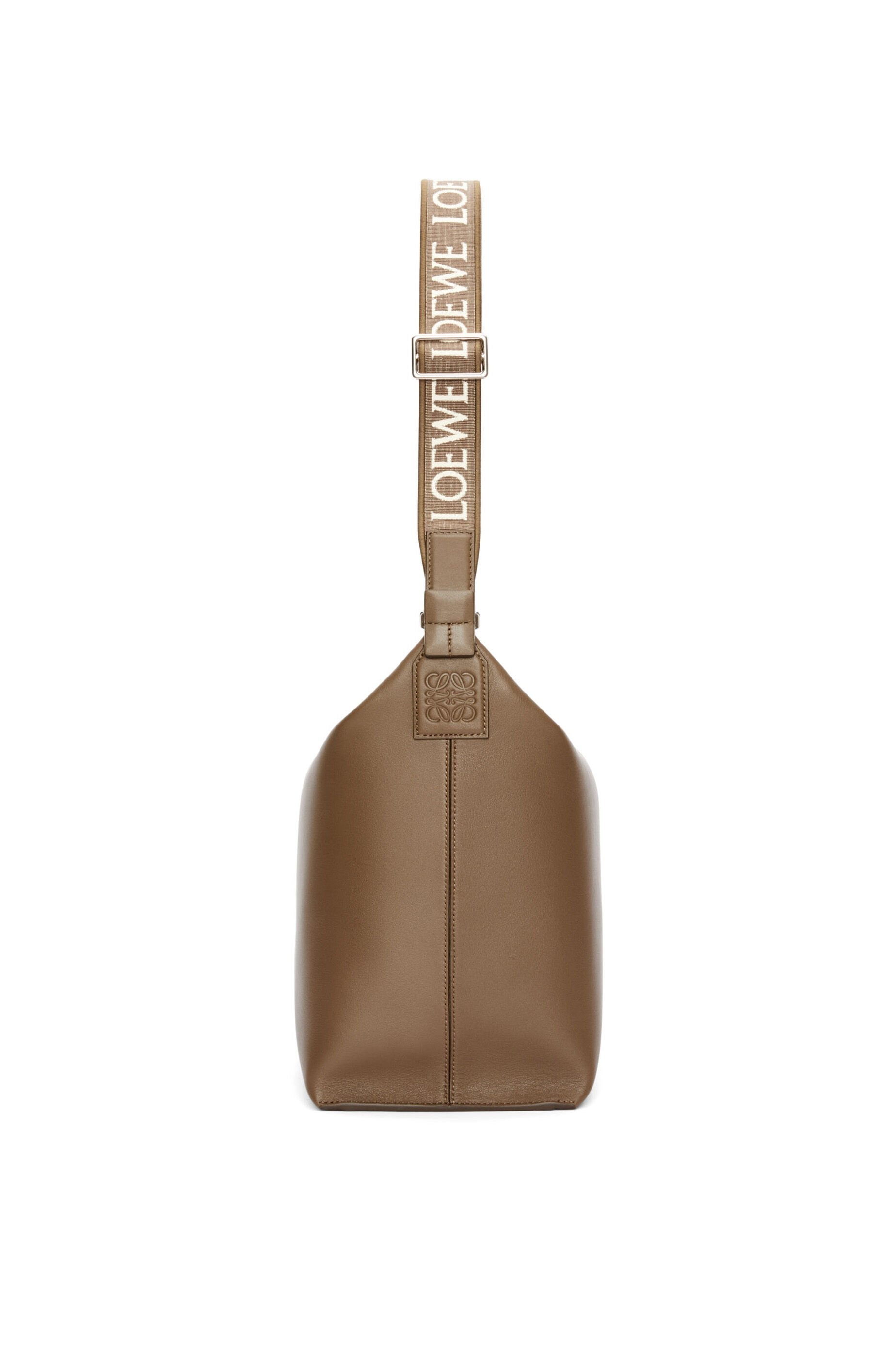 Cubi Crossbody bag in supple smooth calfskin and jacquard - 3