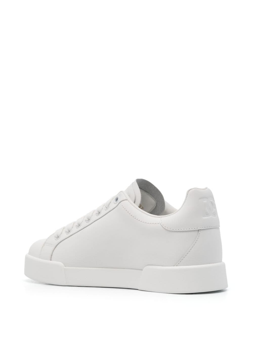 Portofino perforated-logo leather sneakers - 3