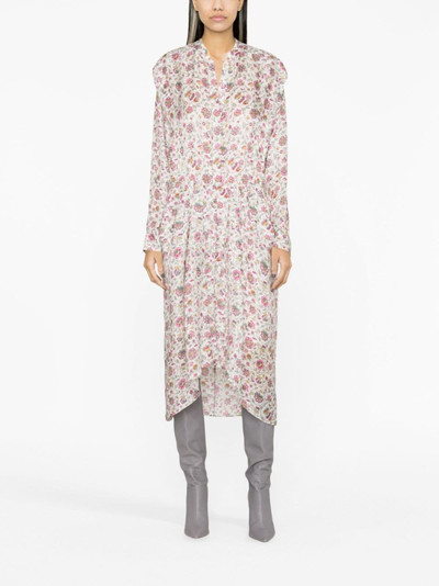Isabel Marant Leidy floral-print shirtdress outlook