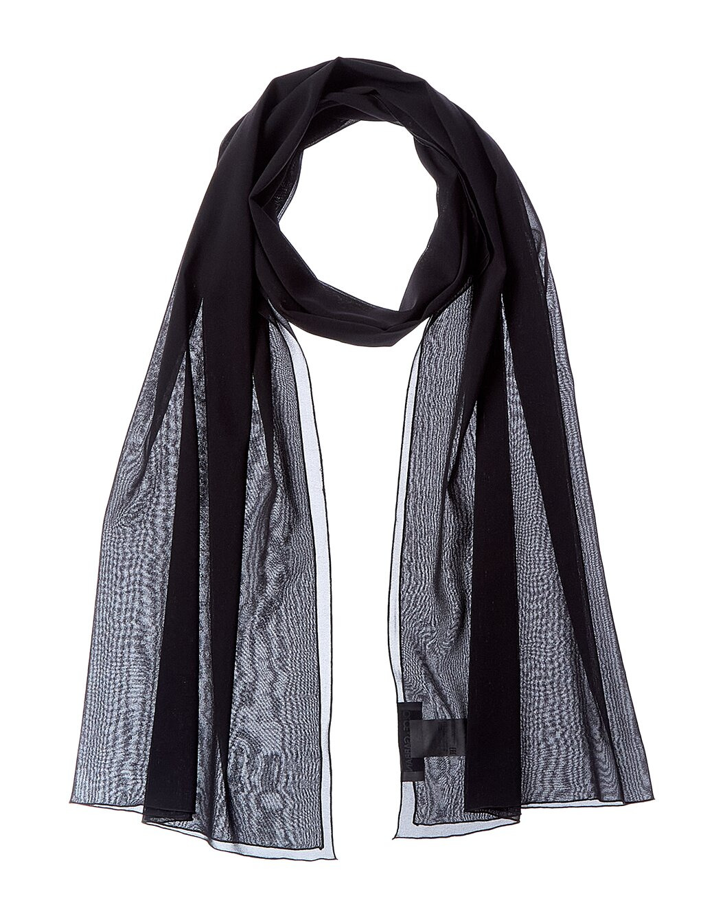 Dolce & Gabbana Chiffon Silk-Blend Scarf - 1