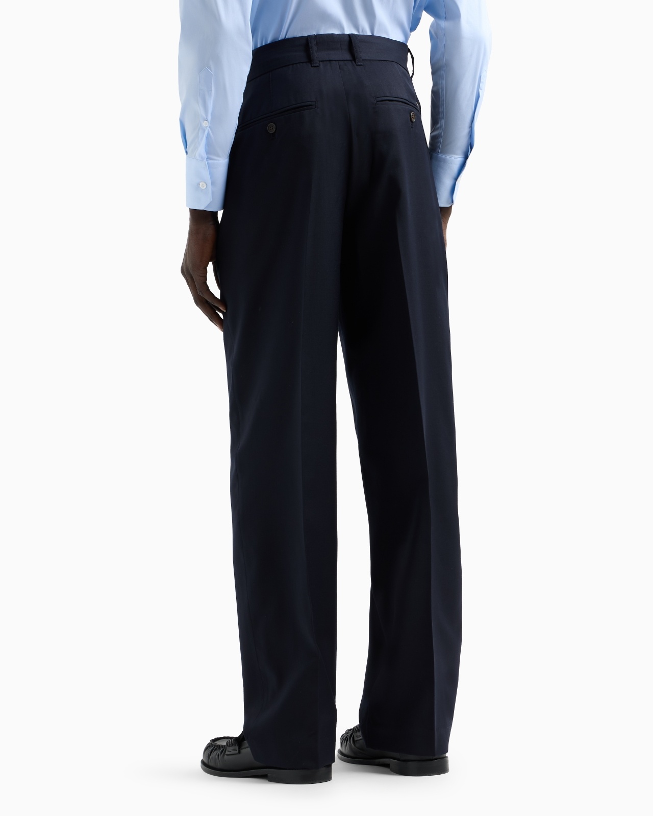 LIGHTWEIGHT VIRGIN WOOL-BLEND TWILL CHINOS - 3