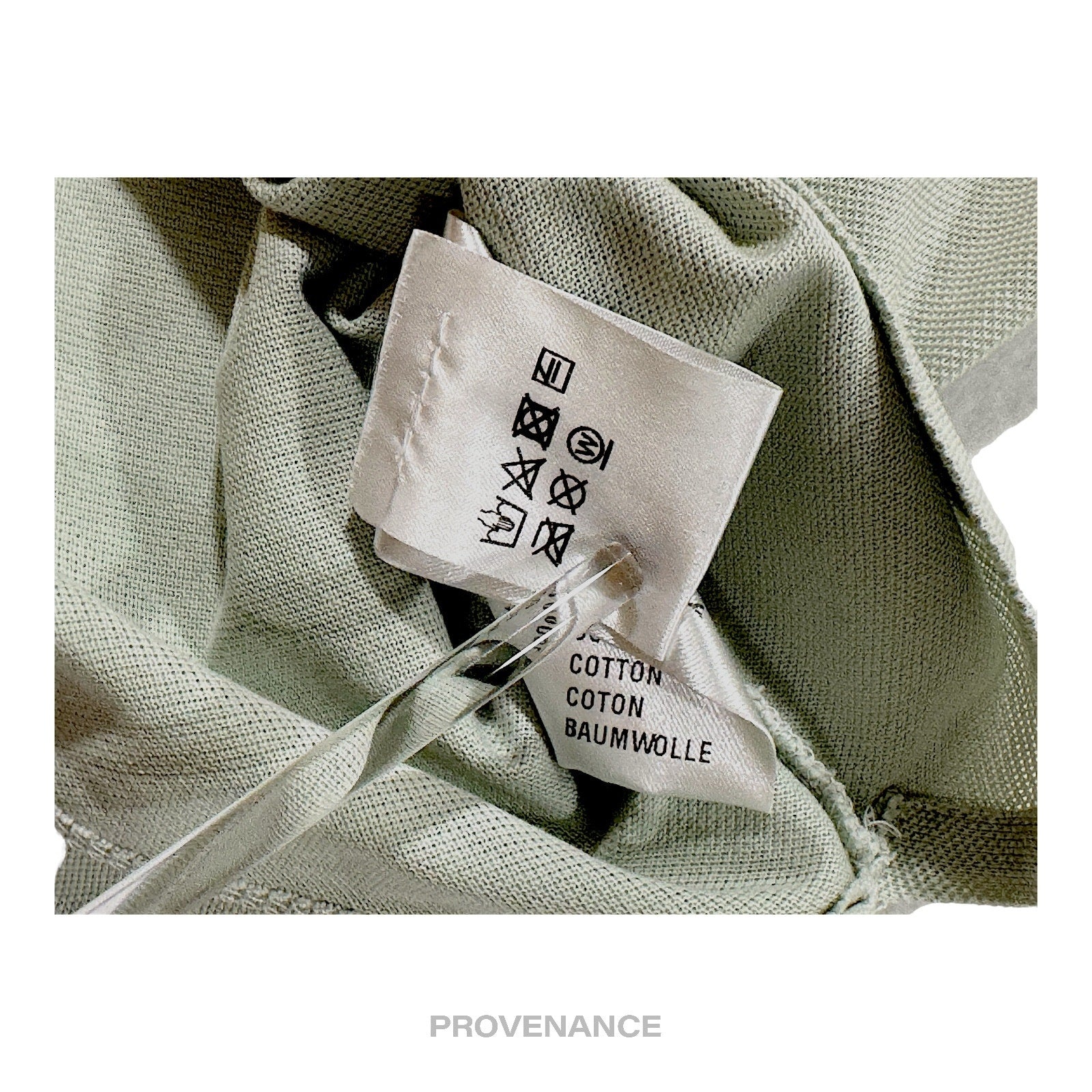 Lanvin Embroidered Polo Shirt - Sea Foam Green Pique XS - 11