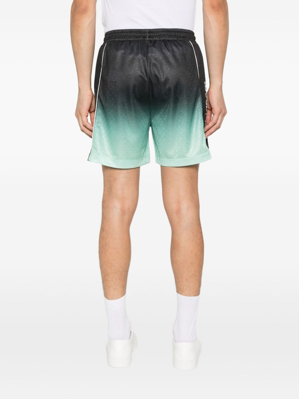 gradient panelled shorts - 4