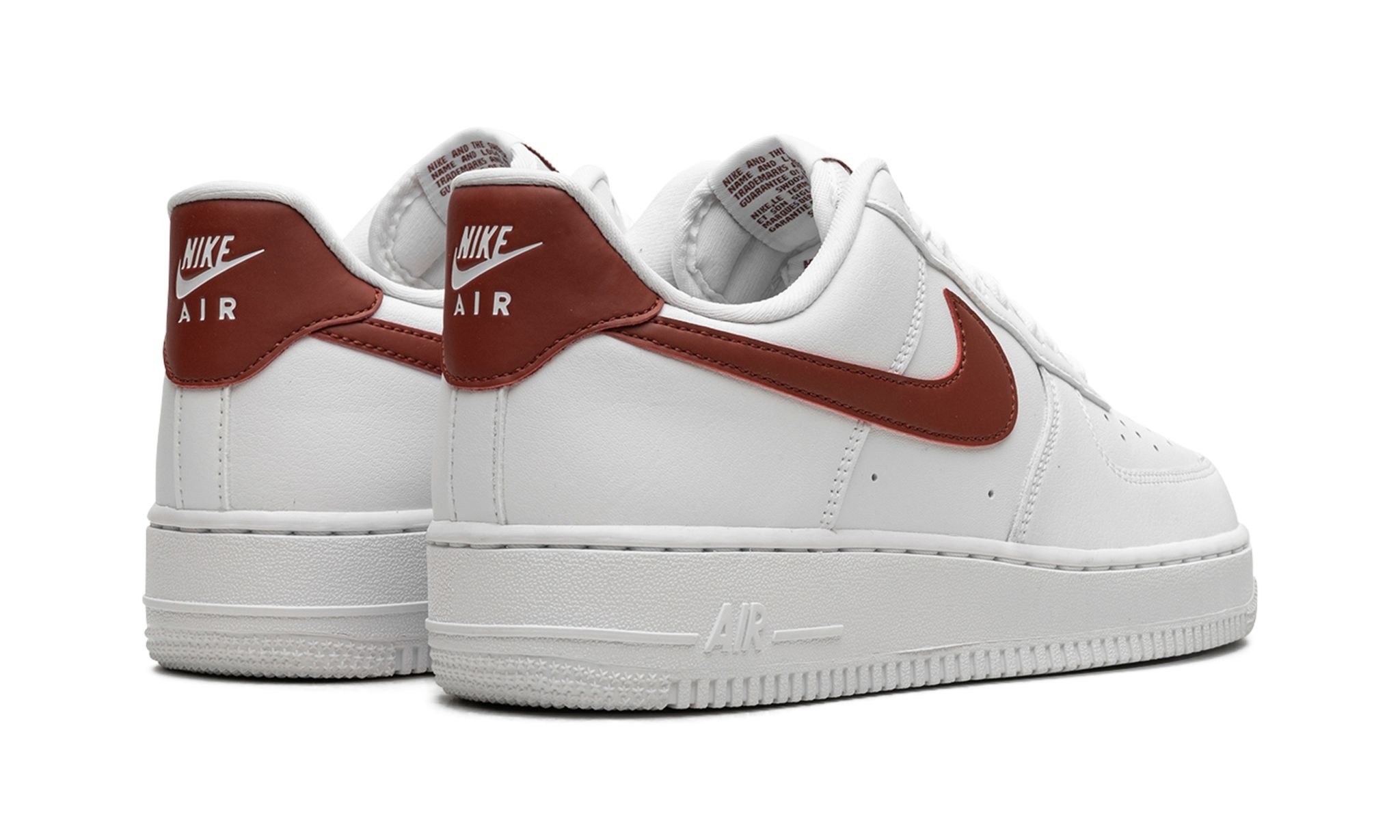 AIR FORCE 1 '07 WMNS "White / Rugged Orange" - 3