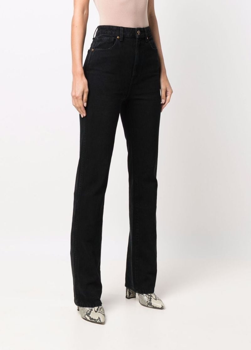 high waist flared jeans - 3