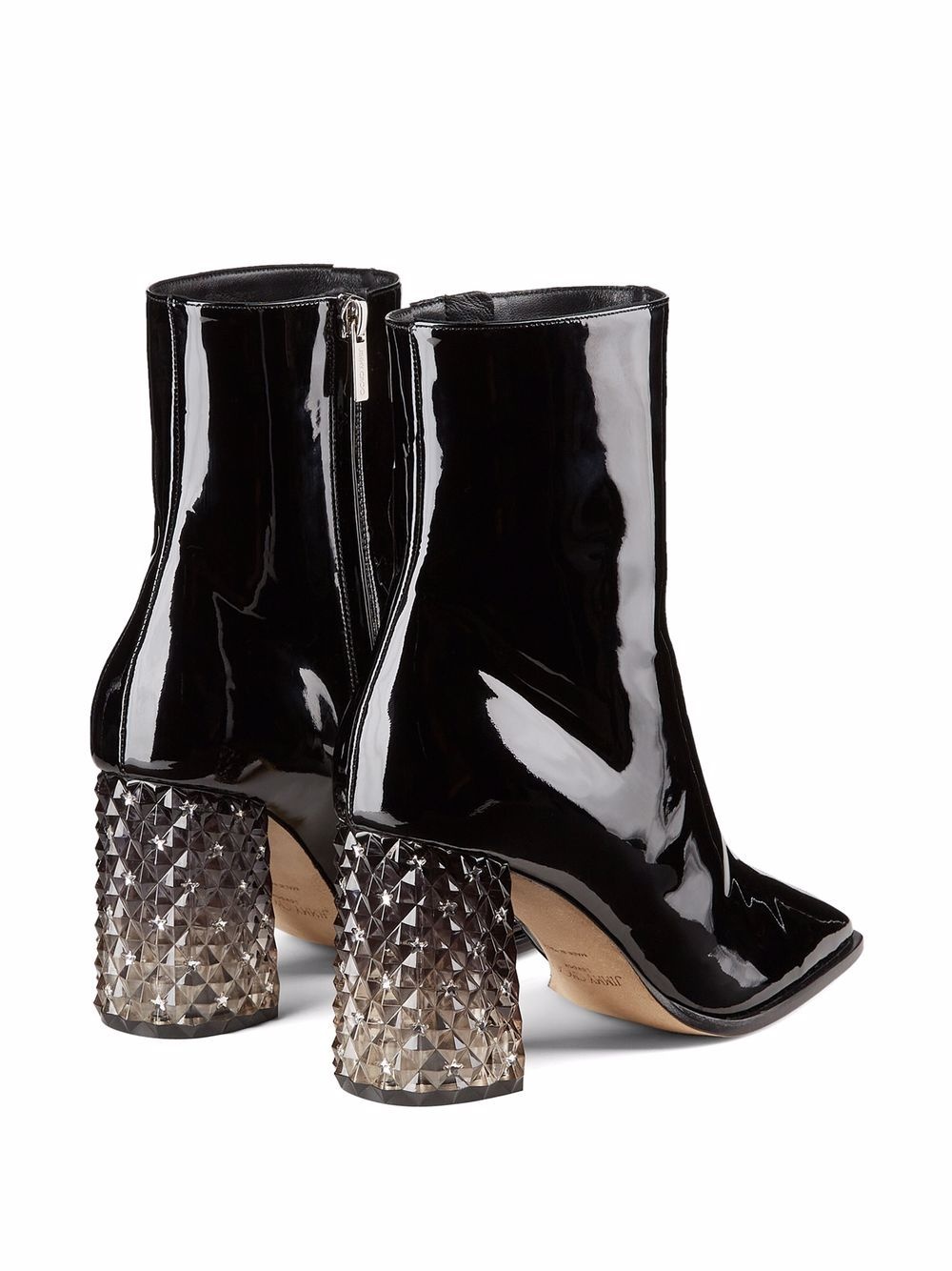 Bryelle 85mm patent leather boots - 3