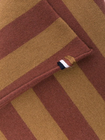 extreme cashmere Horizon striped belt outlook