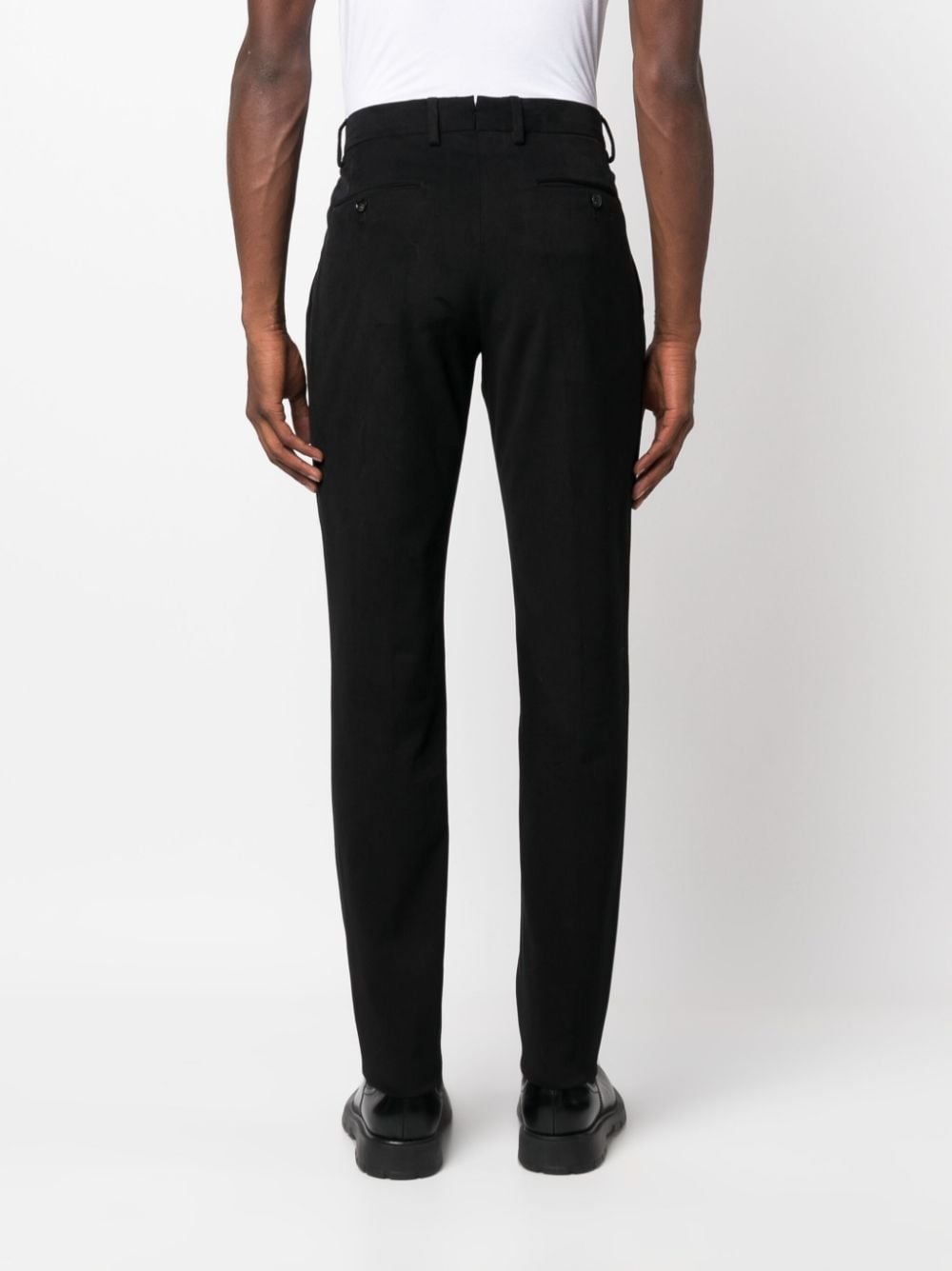 slim-cut stretch-cotton chino trousers - 4