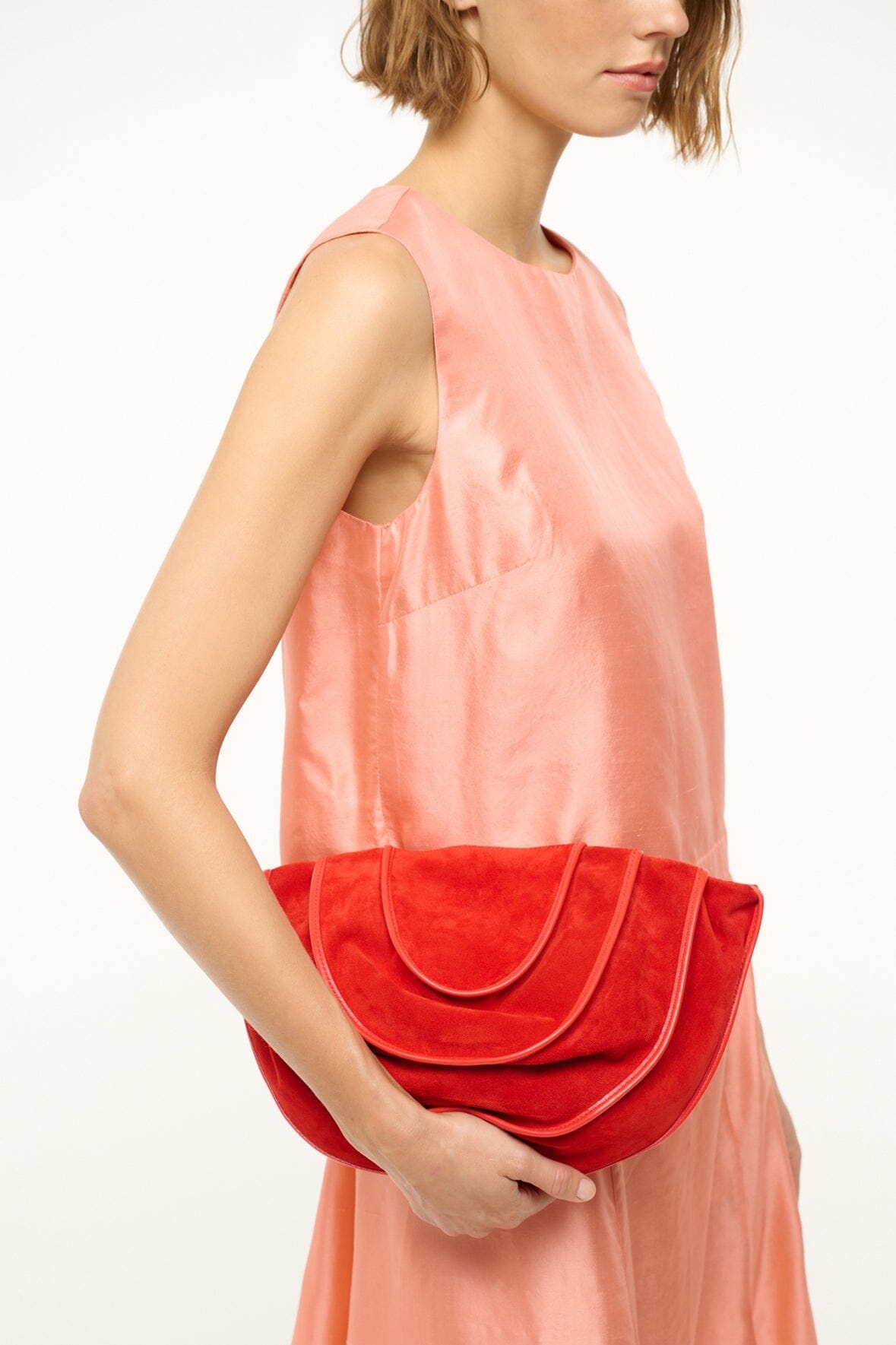 STAUD WELLS BAG RED ROSE - 6