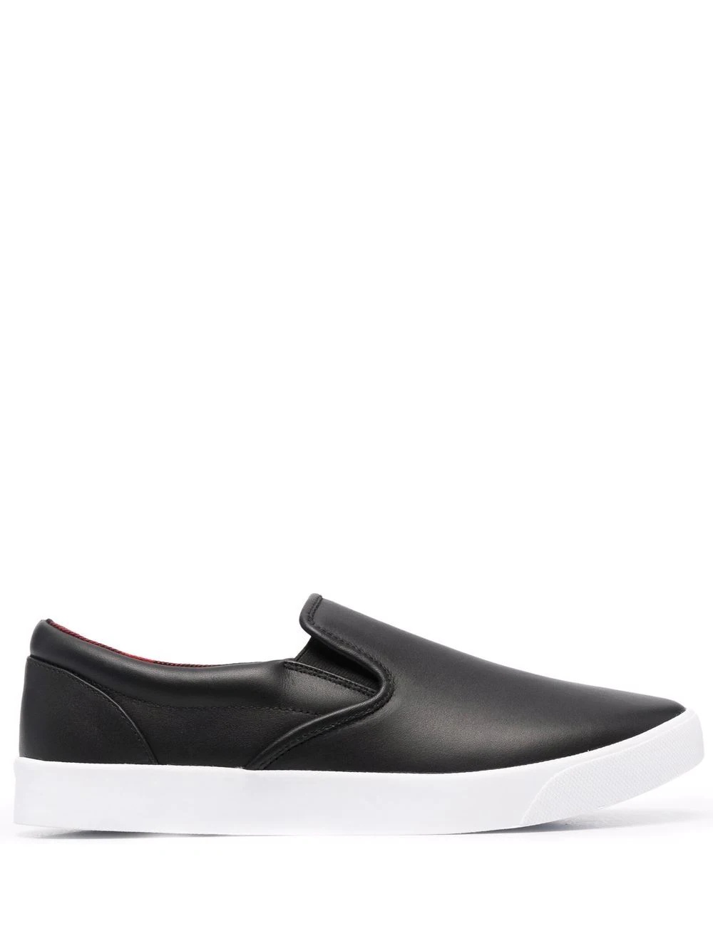 slip-on leather sneakers - 1