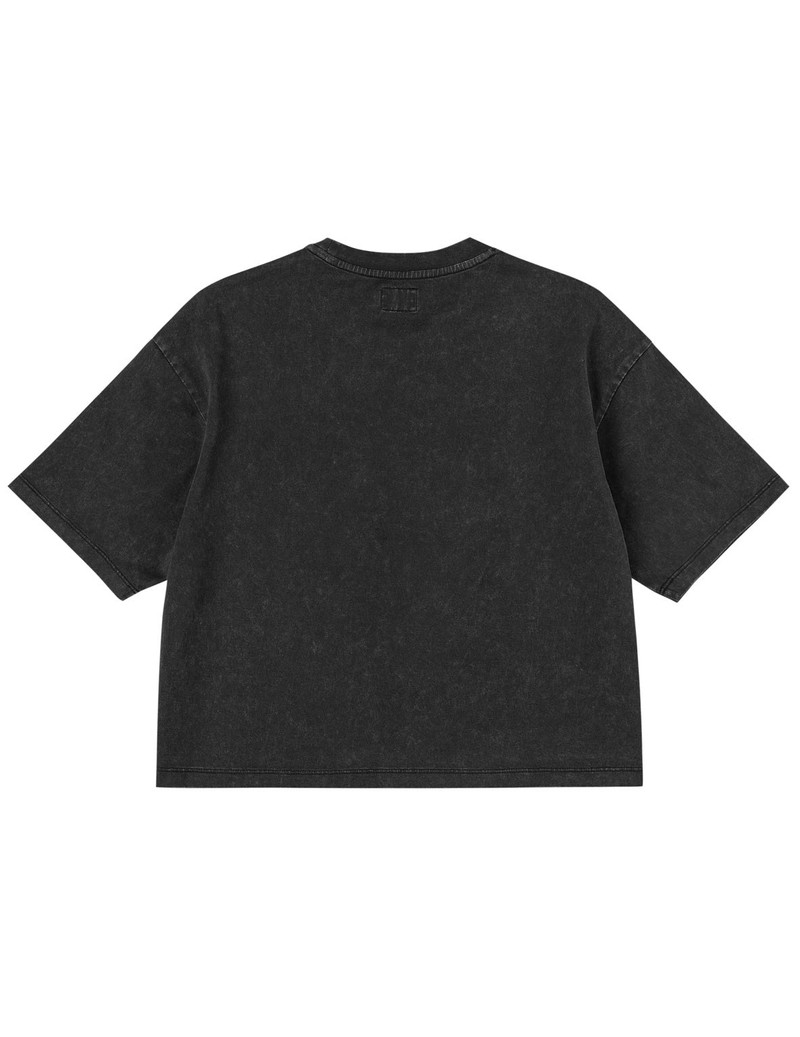 EVISU Devil-heart-shaped Seagull Emboss T-shirt outlook