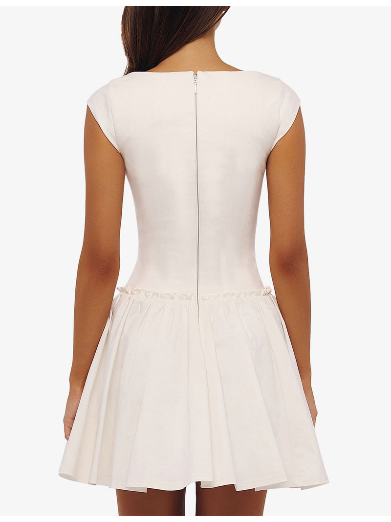 Kaia Stretch-Cotton Mini Dress 4
