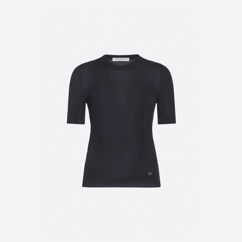 SILK T-SHIRT WITH PENDANT 1