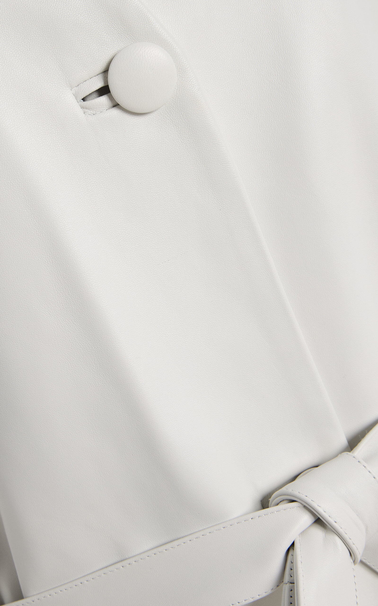 Leather Coat ivory - 5