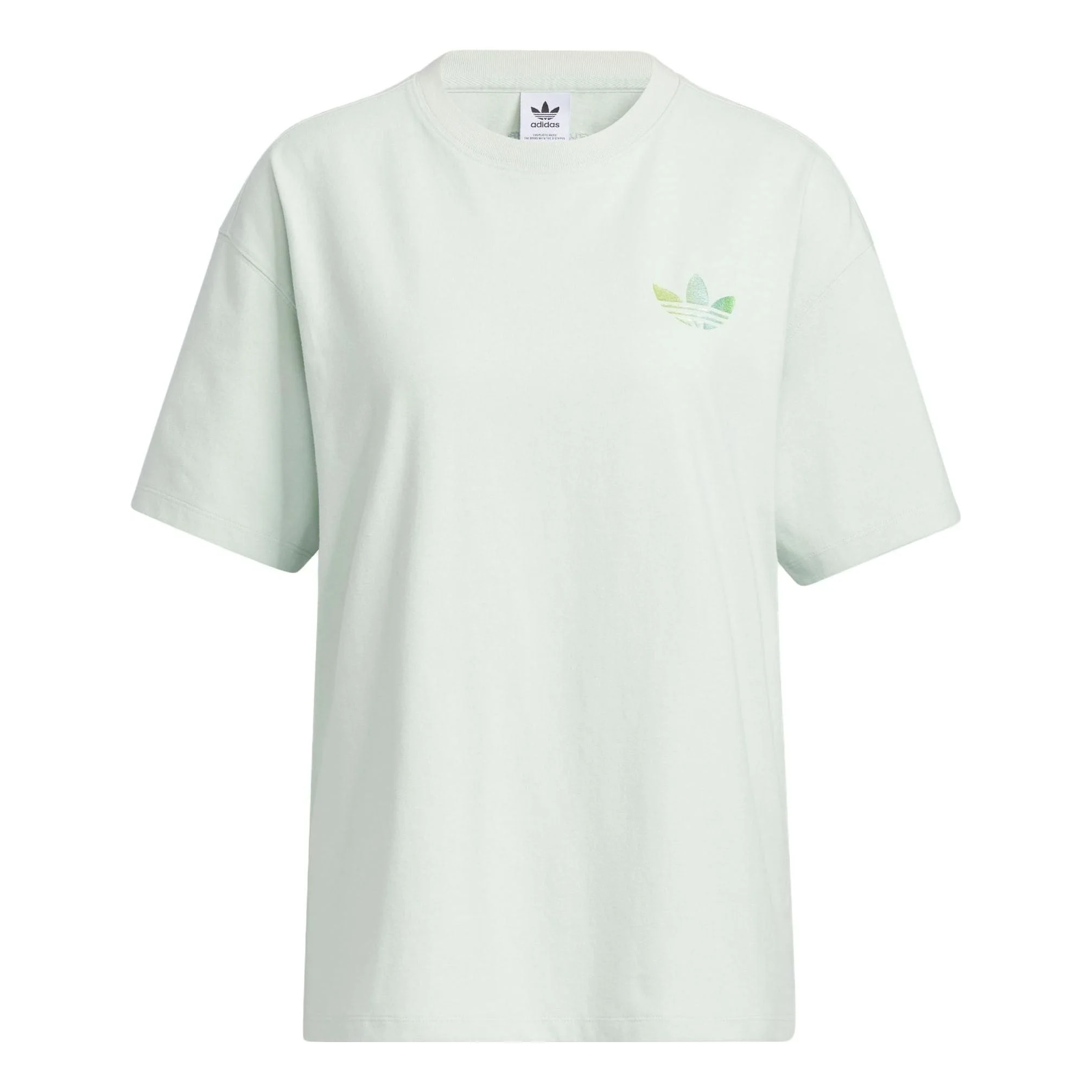 (WMNS) adidas originals Short Sleeve T-Shirt 'Green' IK8627 - 1