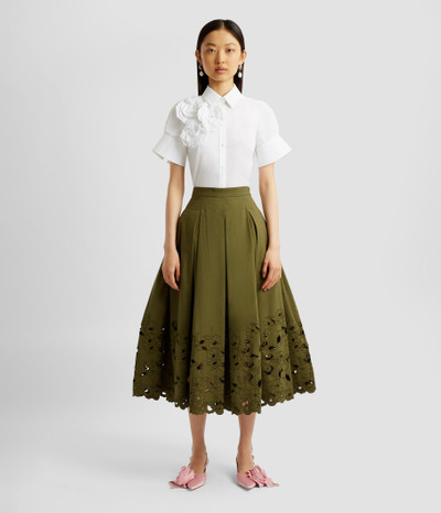 Erdem VOLUME HEM PLEAT DETAIL SKIRT outlook