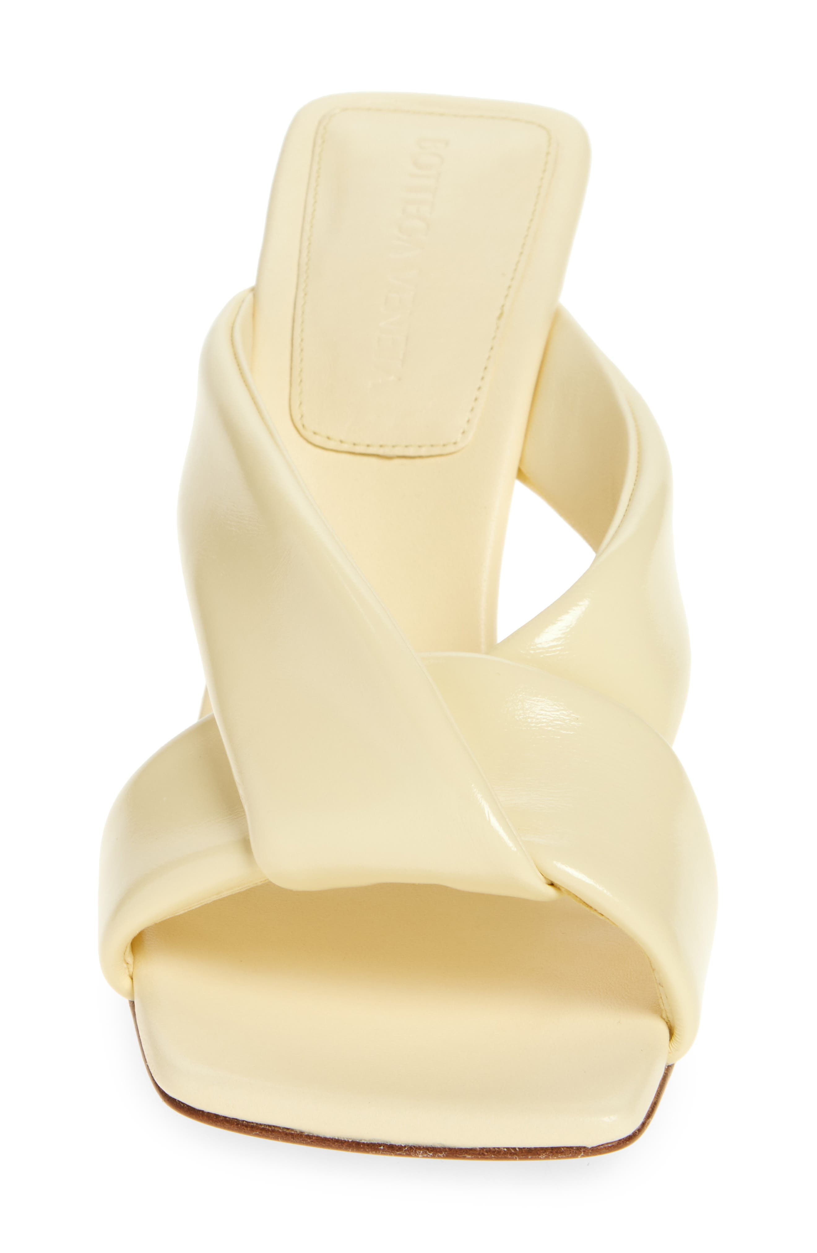 Bottega Veneta Riva Crossover Strap Sandal in Camomile at Nordstrom - 4