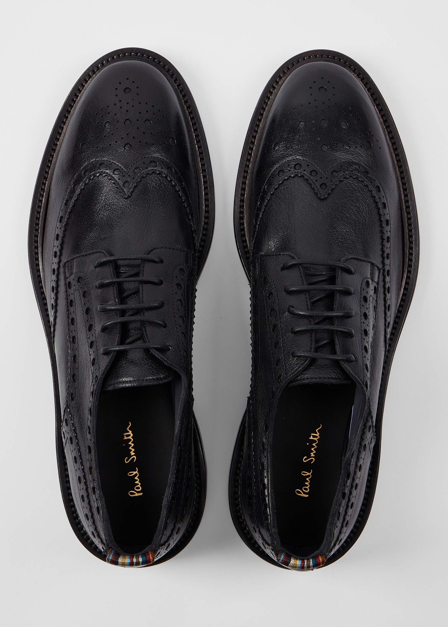 Black 'Langley' Brogues - 5
