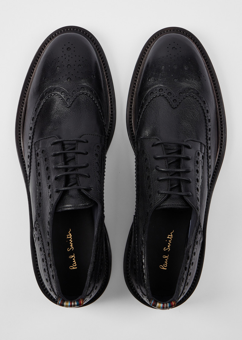 Black 'Langley' Brogues 5