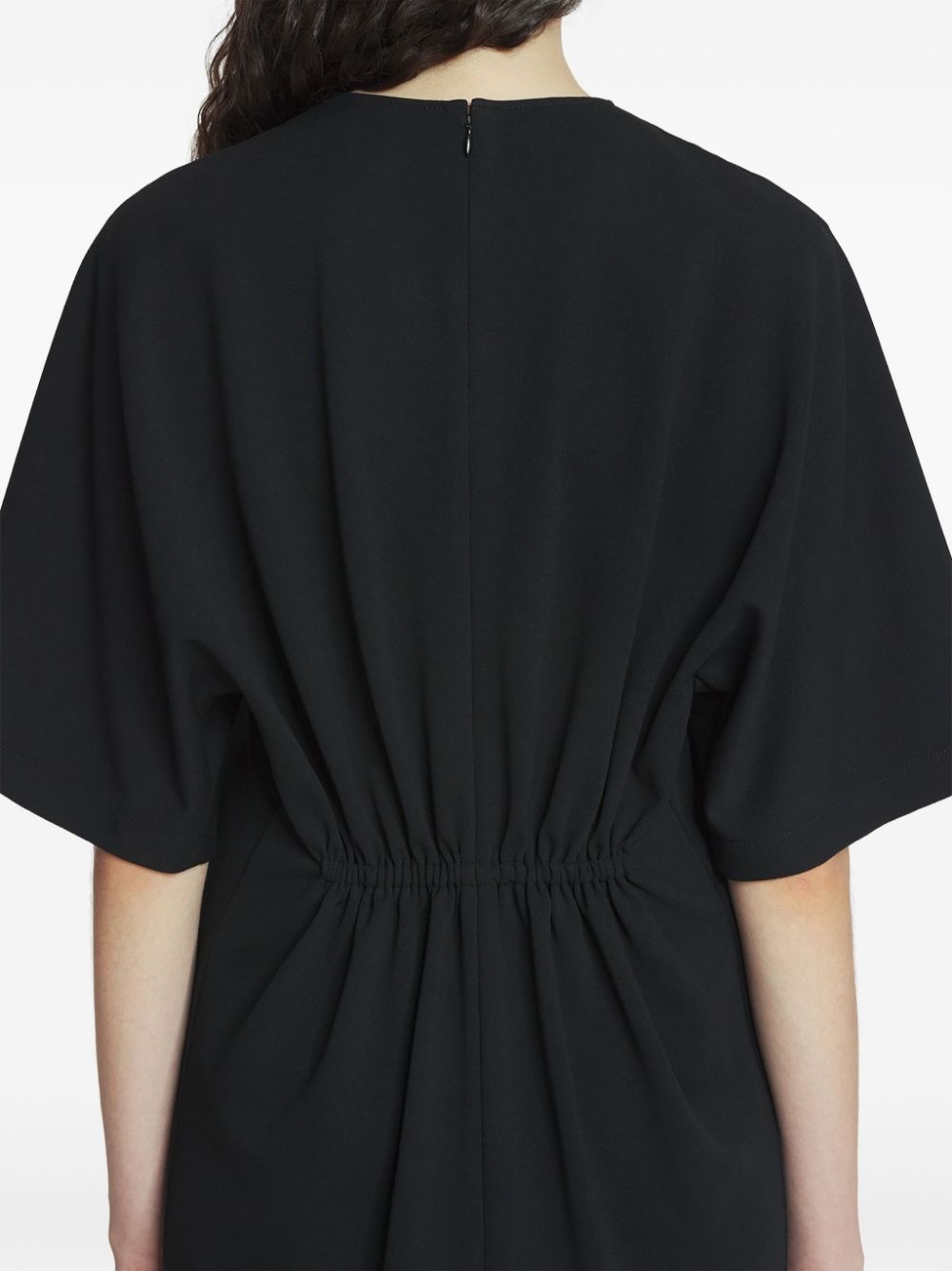 gathered midi dress - 6