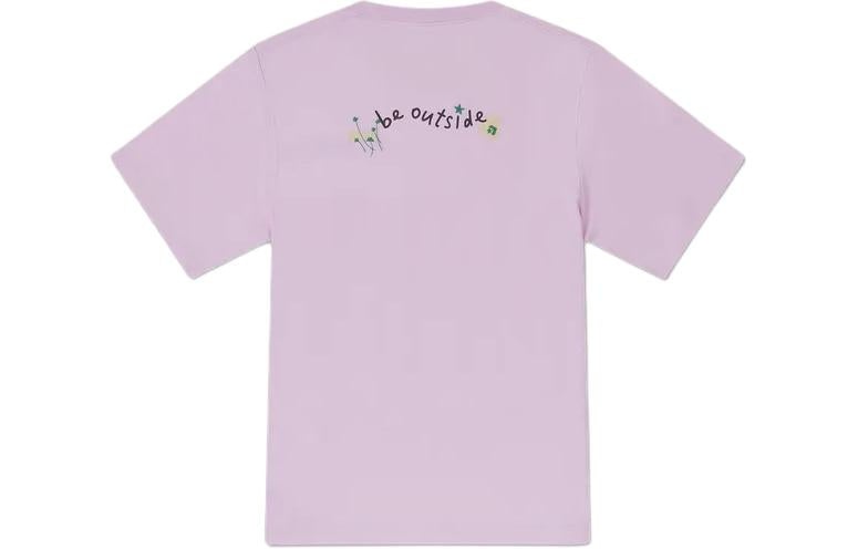 (WMNS) Converse Summer Verbiage T-Shirt 'Purple' 10027223-A02 - 2