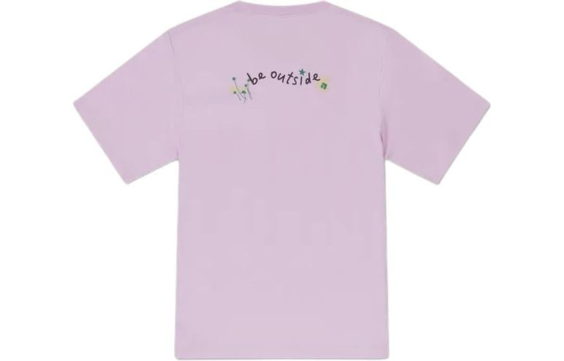 Converse (WMNS) Converse Summer Verbiage T-Shirt 'Purple' 10027223-A02 outlook