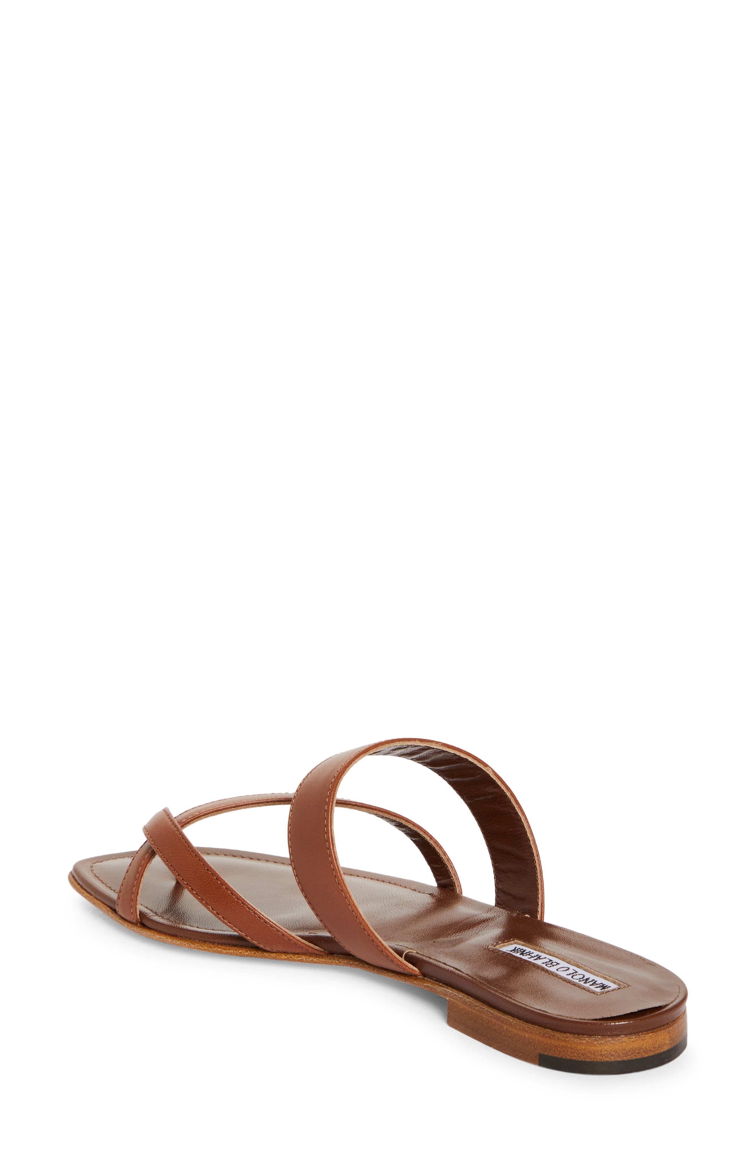 Manolo Blahnik Susa Sandal in Brown at Nordstrom - 2