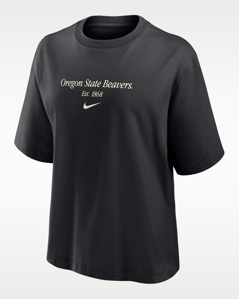 Oregon State Authentics Women's Nike College Boxy T-Shirt 1