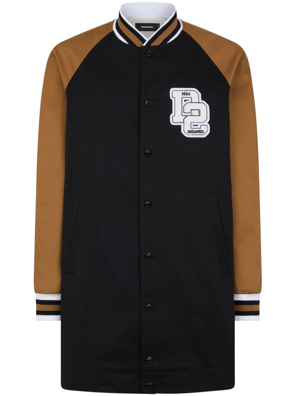 logo-appliquÃ© varsity coat - 1