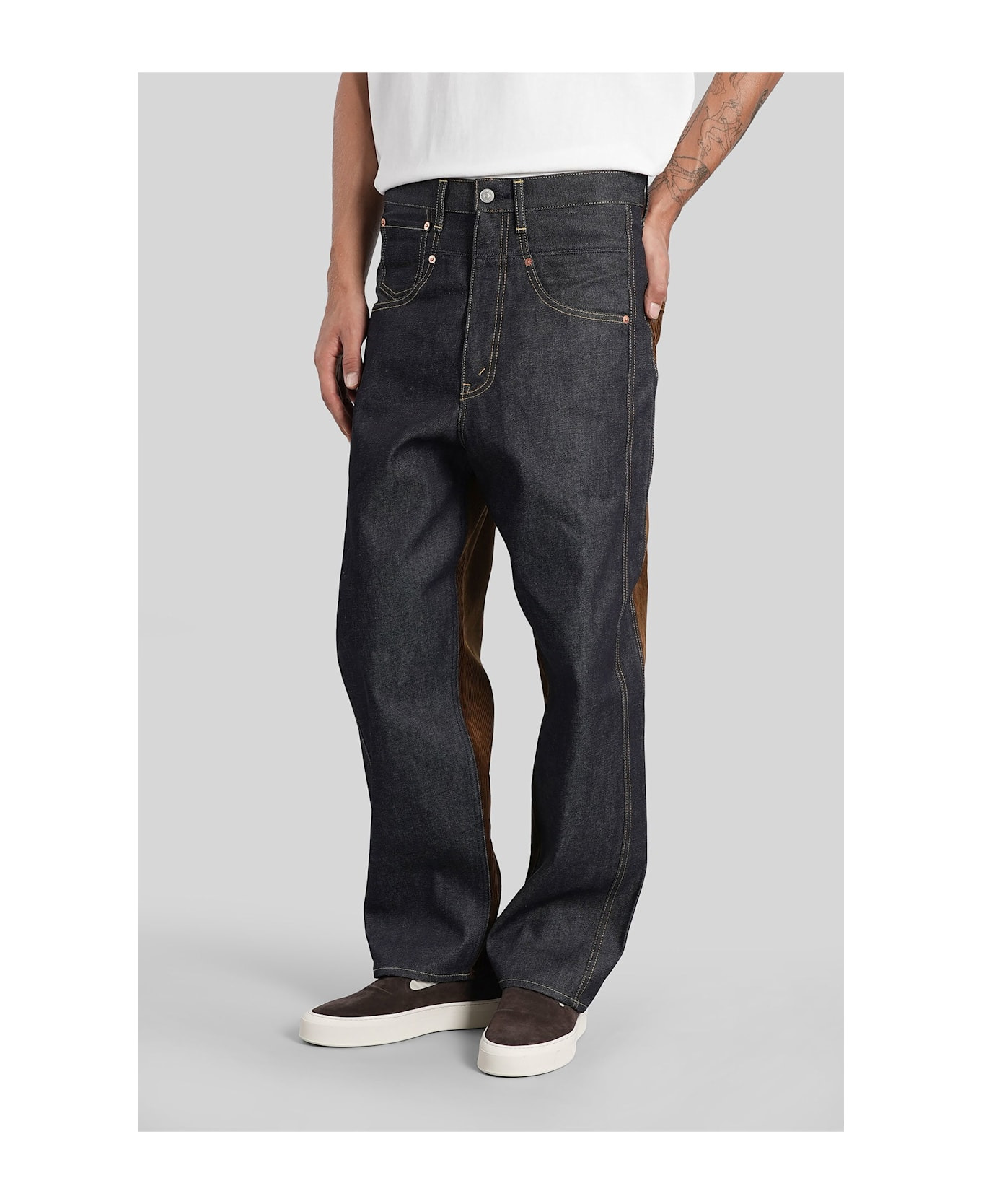 Jeans In Blue Cotton - 4