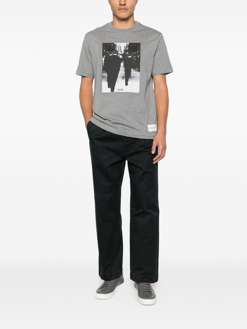 EMPORIO ARMANI graphic-print T-shirt outlook