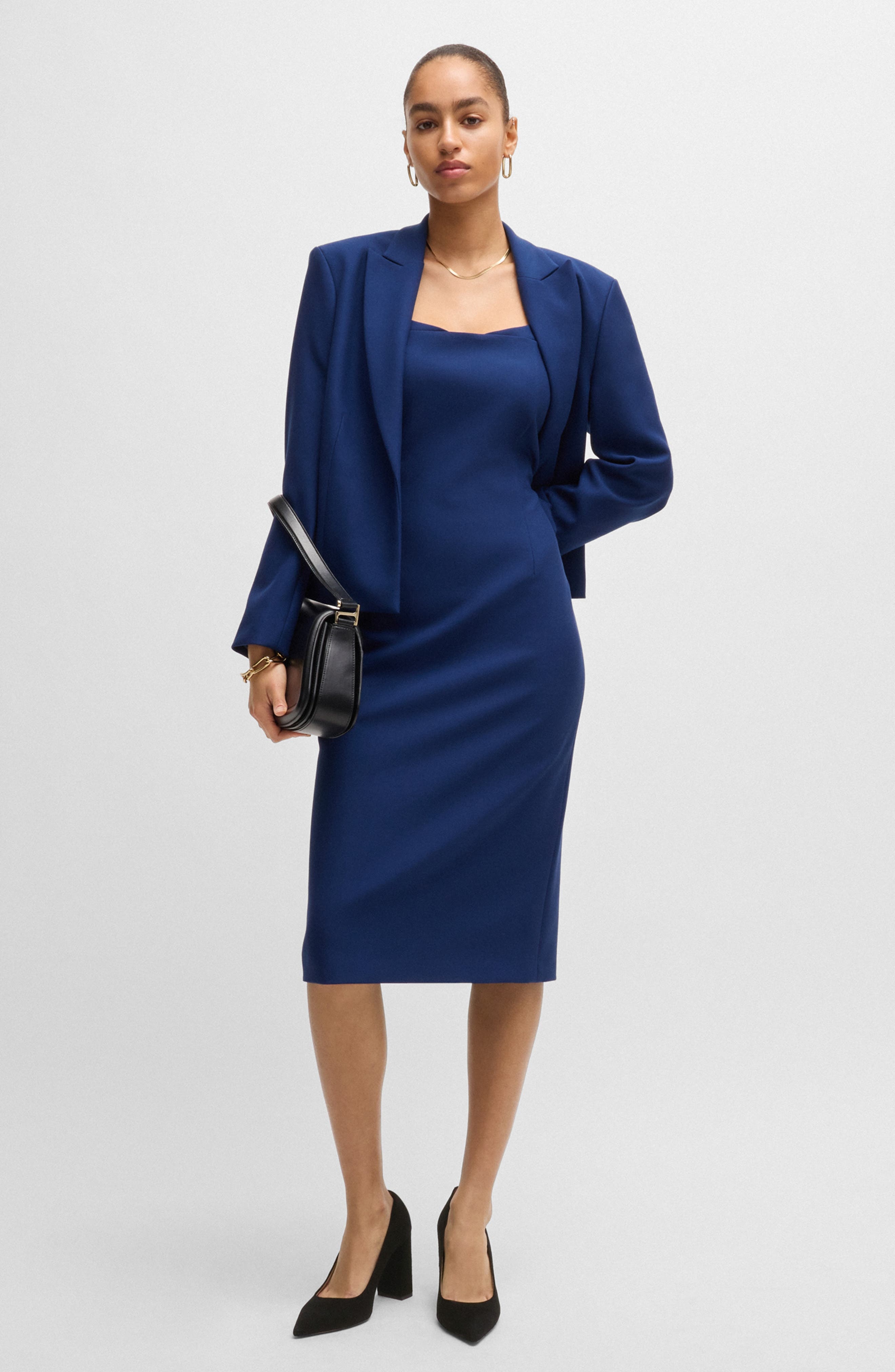 BOSS Janet Pointed Toe Pump in Black at Nordstrom - 7