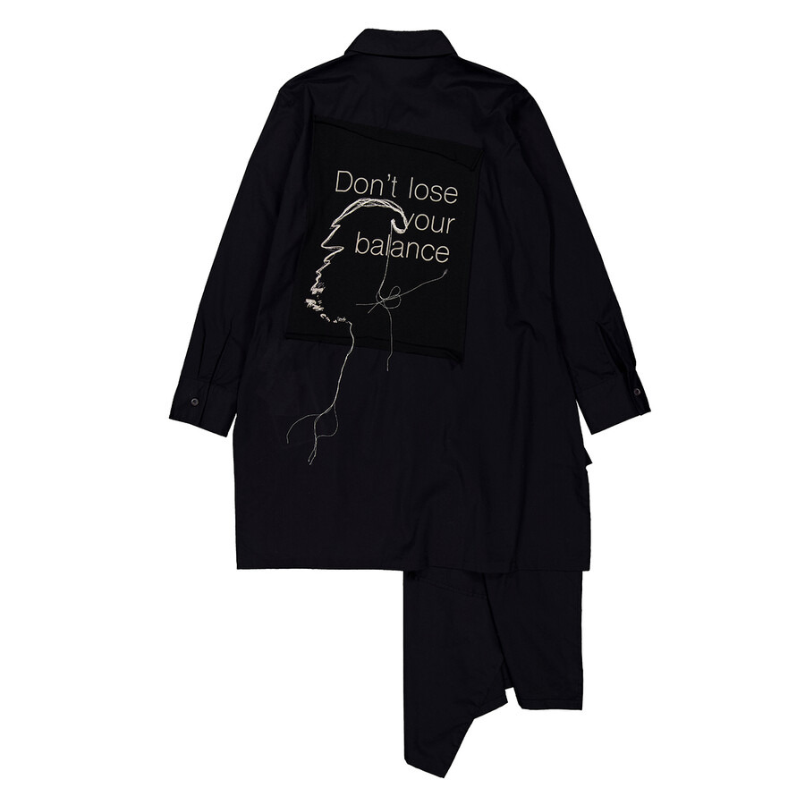 Yohji Yamamoto Asymmetric Long Blouse - 7
