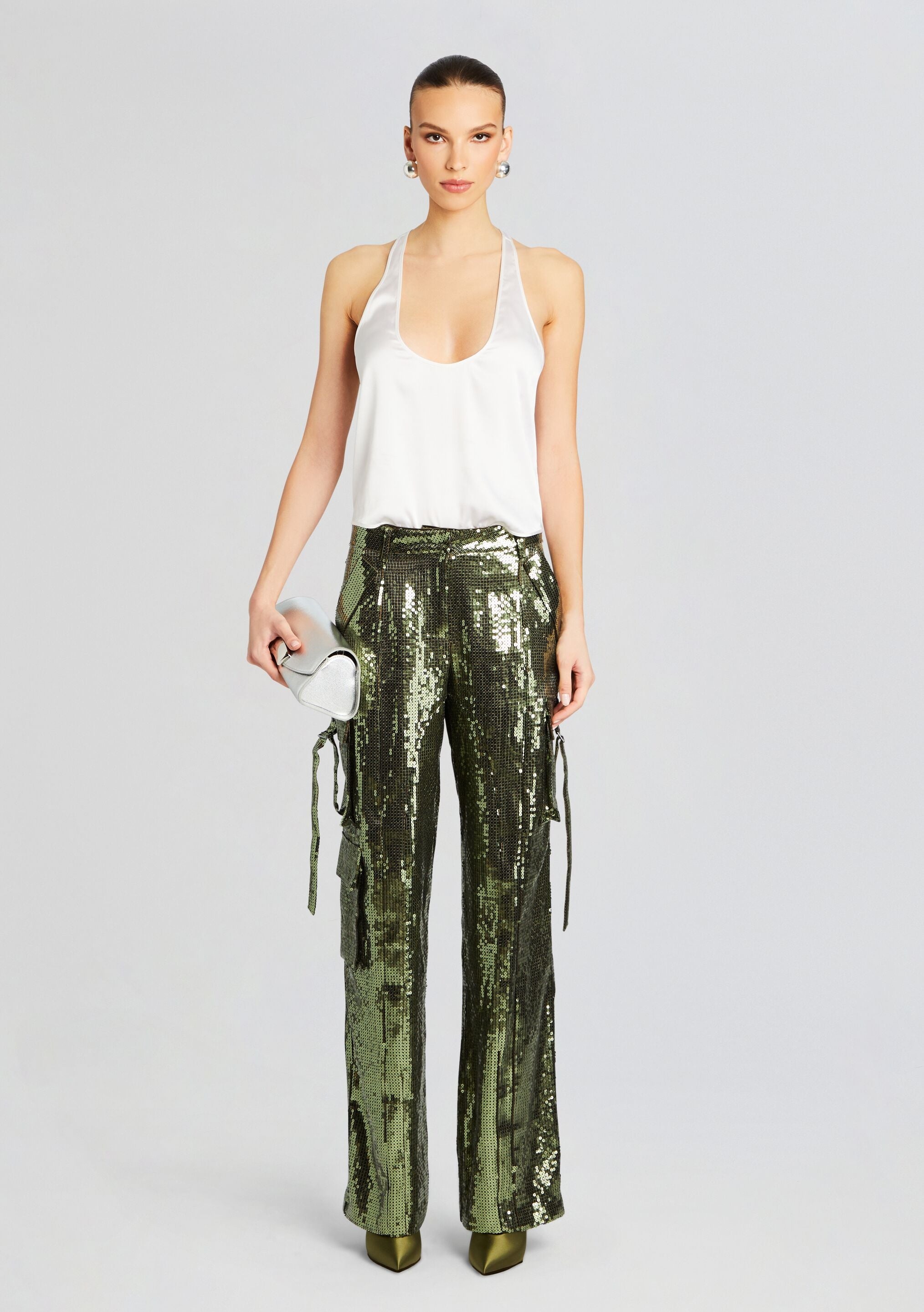 ANDRÉ CARGO SEQUIN PANT - 5