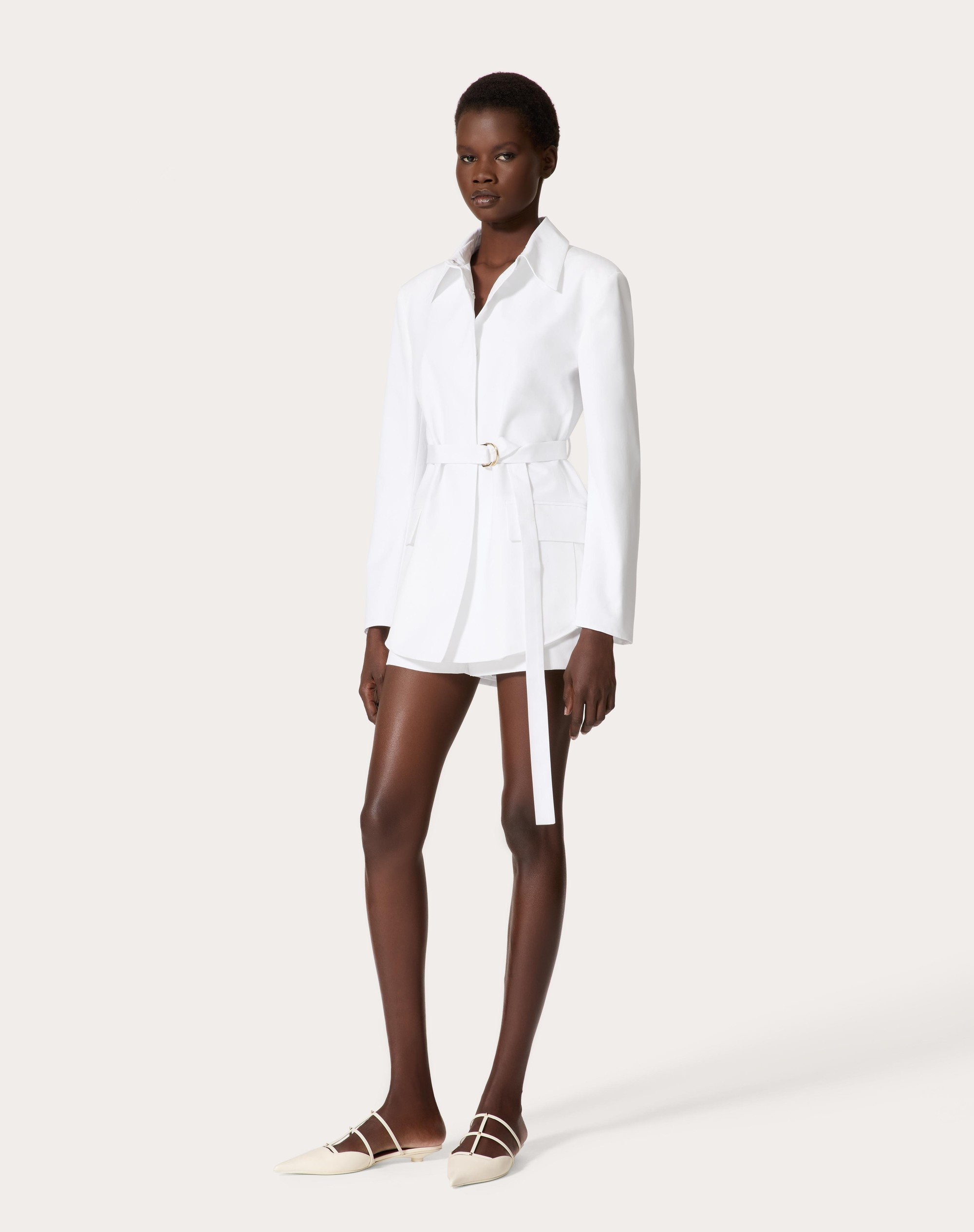 【送料&関税込】Valentino White Poplin Overcoat Valentino White poplin overcoat | gebnegozionline | REVERSIBLE