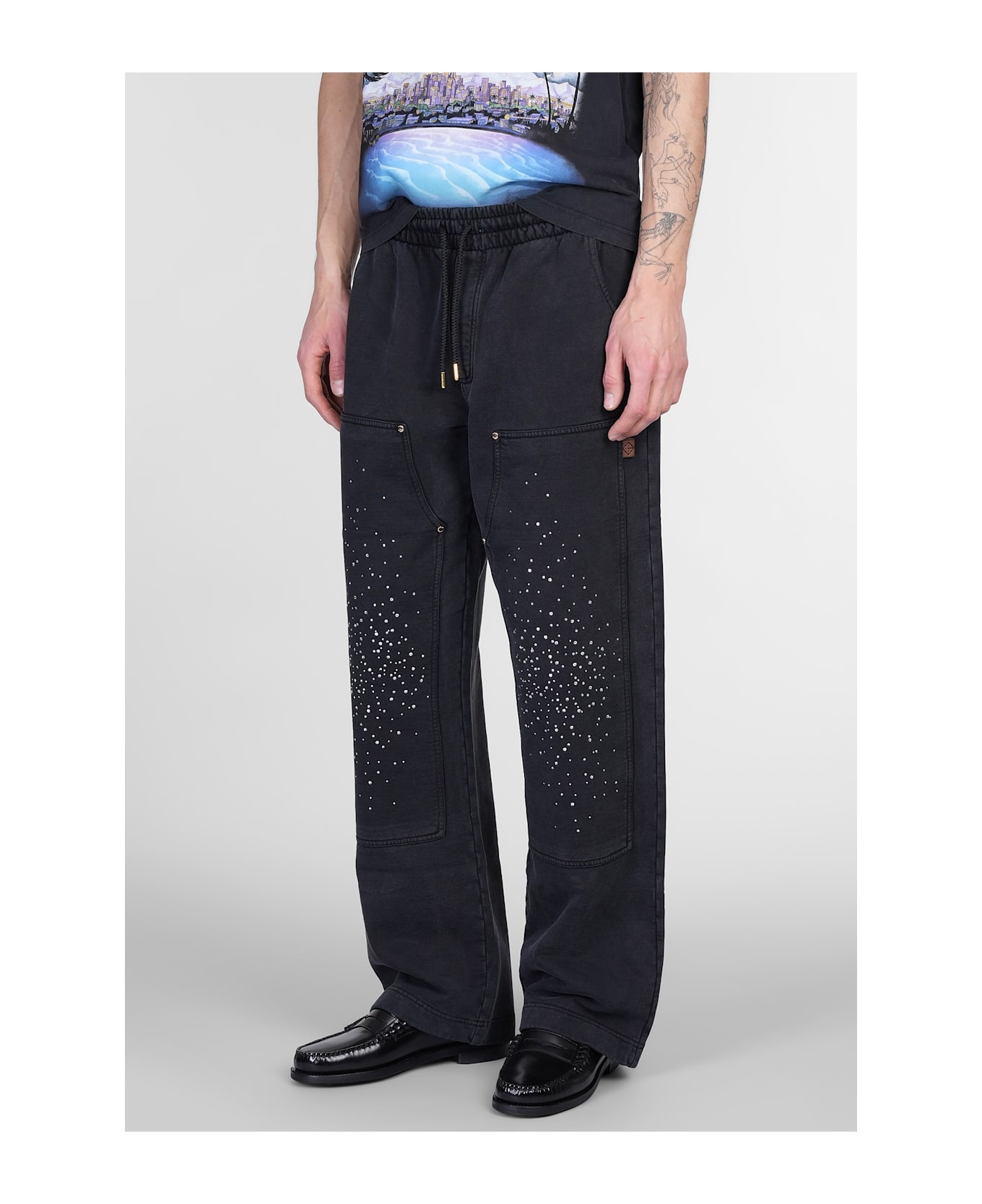 Pants In Black Cotton - 4