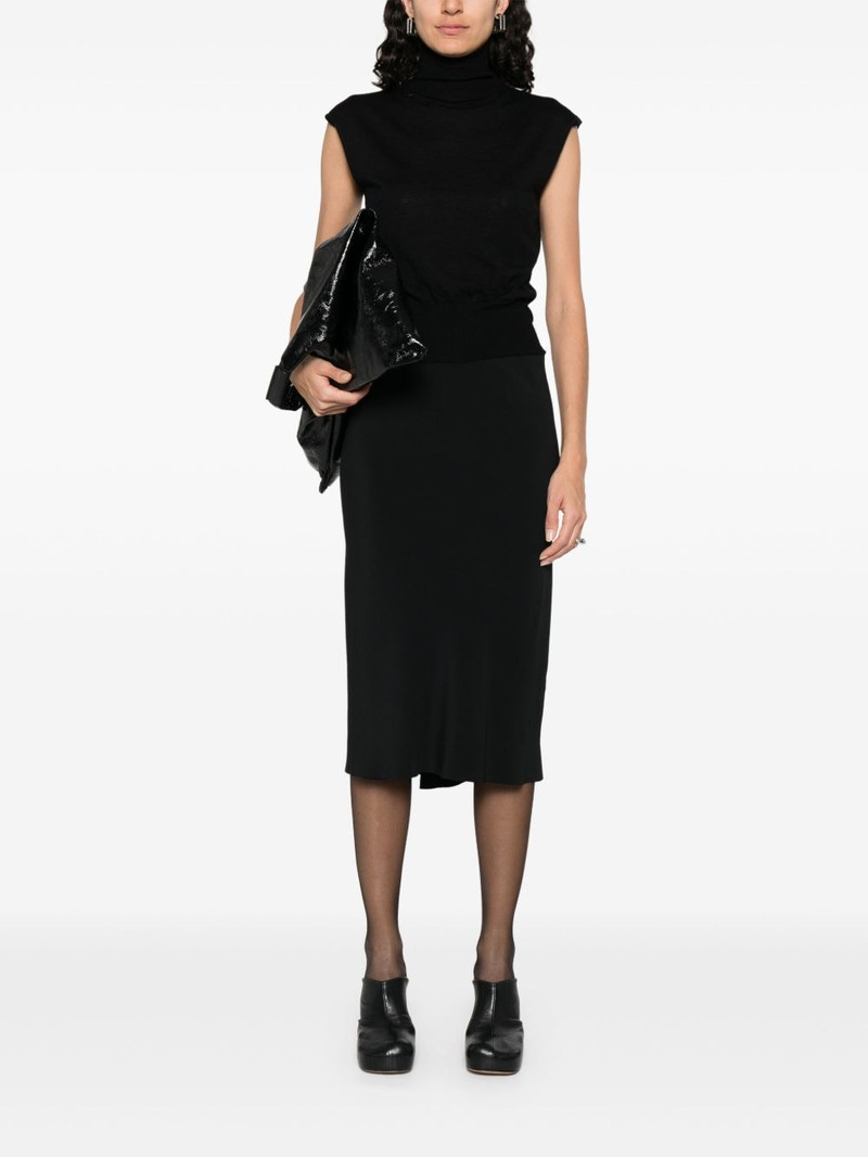 Rick Owens cotton-silk blend skirt outlook