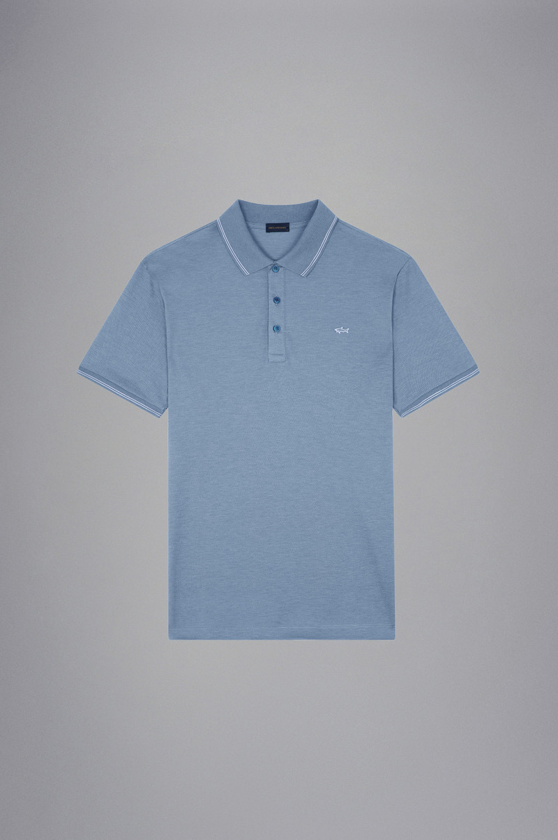 PIQUÉ COTTON POLO SHIRT 1