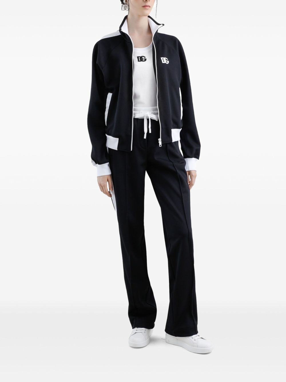 logo-embroidered track pants - 2