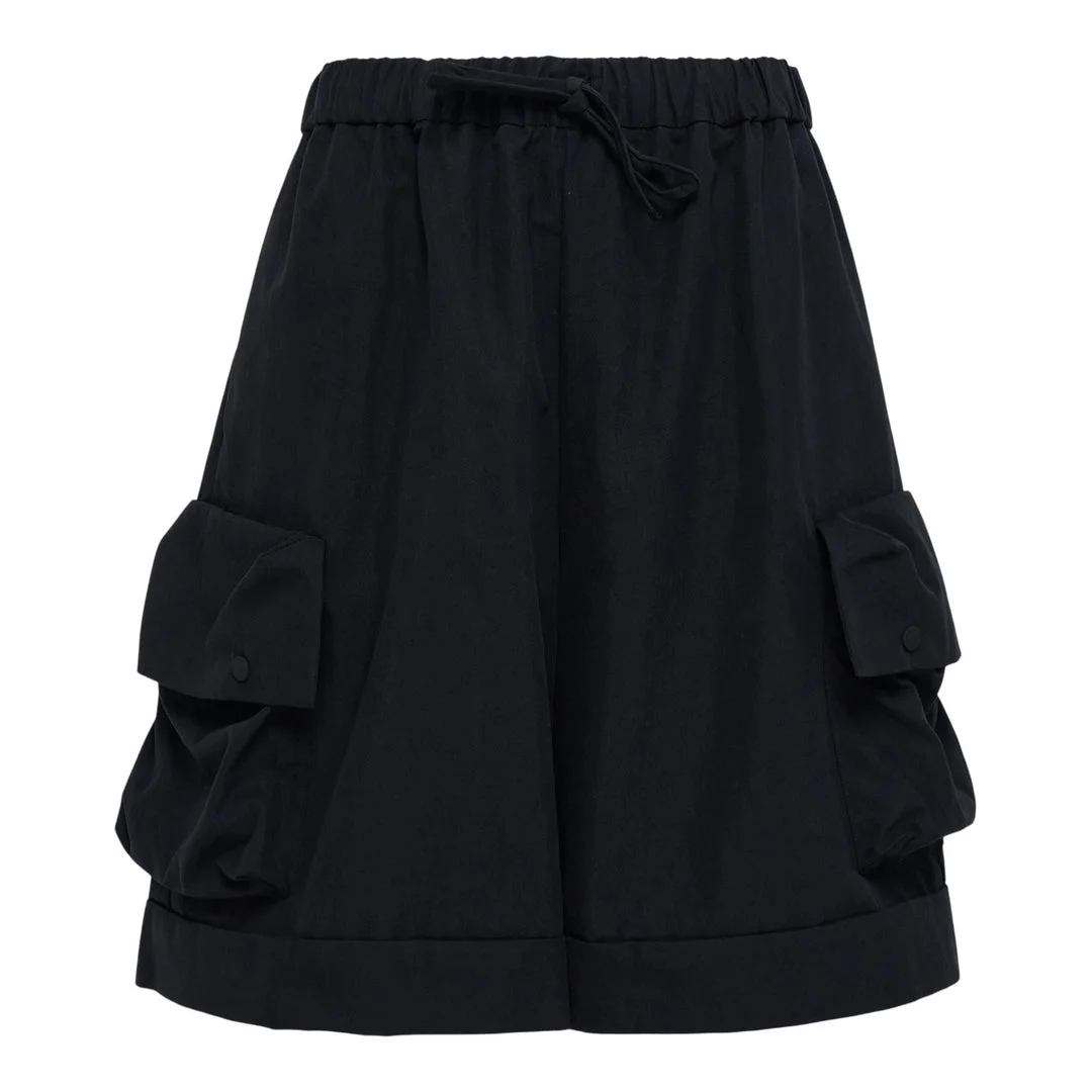 Multi Pocket Cargo Drawstring Shorts - 1
